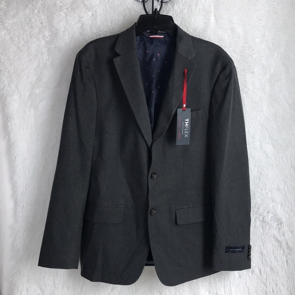 Tommy Hilfiger Mens Suit Seperate Gray Size 40R Modern Fit Sport Coat $295 - Picture 5 of 16